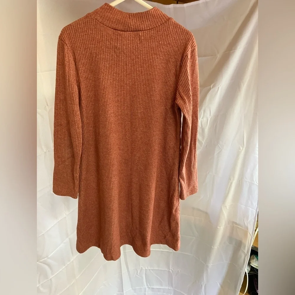 Old Navy Cream Cardigan and Sweater and Red Sweater Dress Cozy Knit Collection